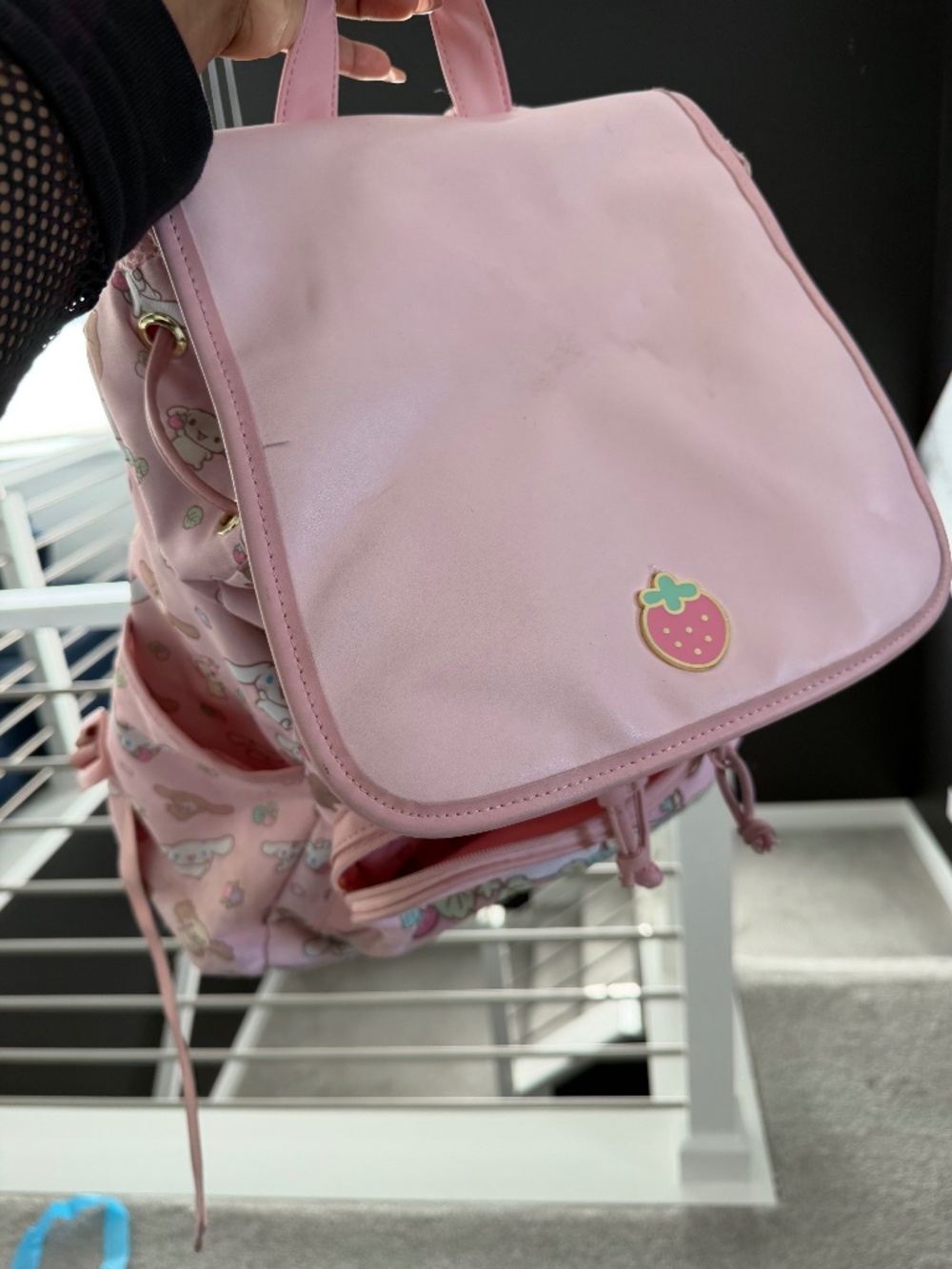HotTopic Sanrio Strawberry Cinnamoroll Soft Pink Backpack